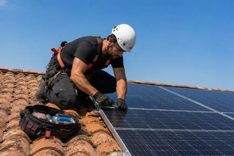 Maintenance et monitoring de panneaux solaires à Bonnemain